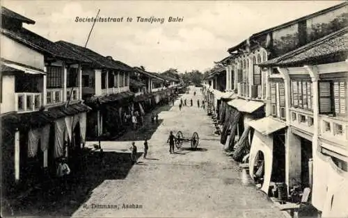 Ak Tanjung Balai Sumatra Indonesien, Societeitsstraat