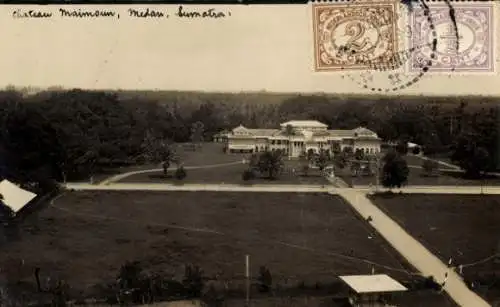 Foto Ak Medan Sumatra Indonesien, Schloss