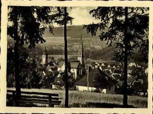 10 alte Fotos Nagold im Schwarzwald, im passenden Heft, diverse Ansichten