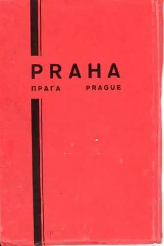 18 alte Ak Praha Prag Tschechien, zusammenhängend, im passenden Heft, diverse Ansichten