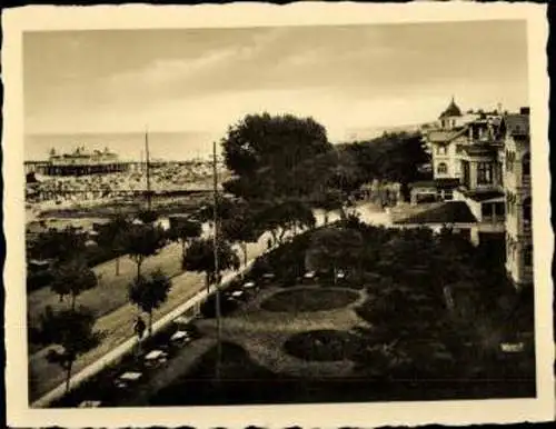 10 alte Fotos Ostseebad Ahlbeck Heringsdorf auf Usedom, im passenden Heft, diverse Ansichten