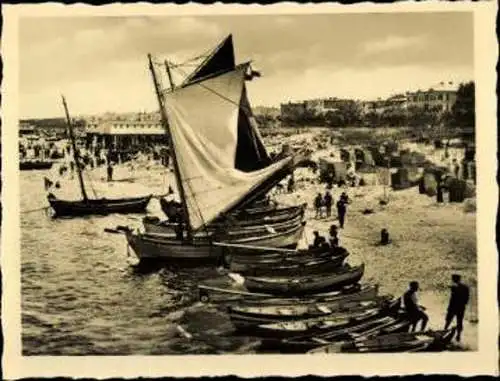 10 alte Fotos Ostseebad Ahlbeck Heringsdorf auf Usedom, im passenden Heft, diverse Ansichten