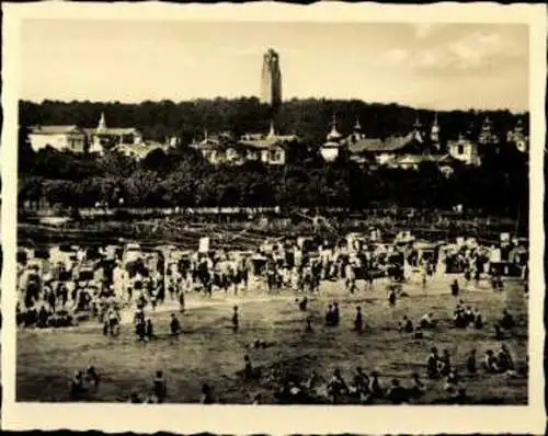 10 alte Fotos Ostseebad Ahlbeck Heringsdorf auf Usedom, im passenden Heft, diverse Ansichten