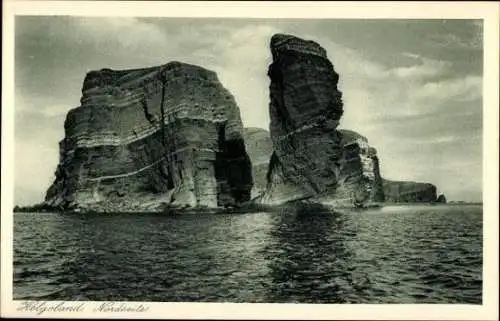 11 alte Ak Nordseeinsel Helgoland, diverse Ansichten