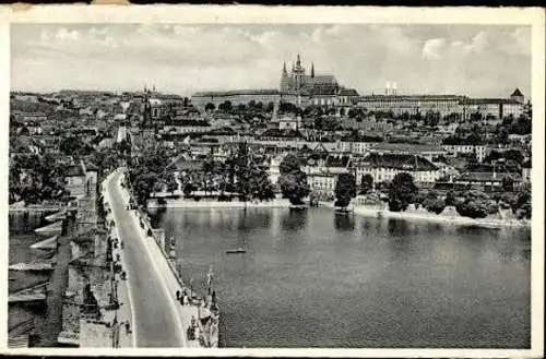 12 alte Ak Praha Prag Tschechien, diverse Ansichten