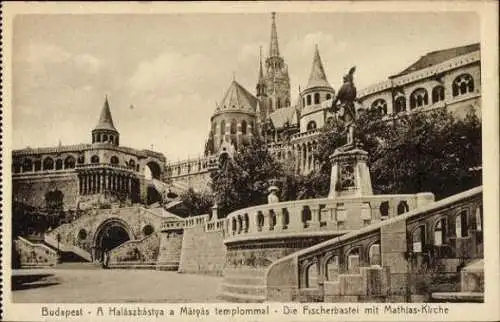 11 alte Ak Budapest Ungarn, diverse Ansichten