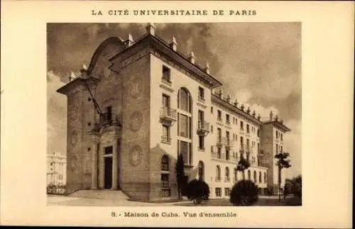 10 alte Ak Paris V, La Cité Universitaire de Paris, diverse Ansichten