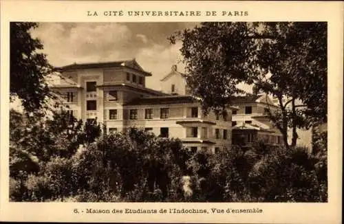 10 alte Ak Paris V, La Cité Universitaire de Paris, diverse Ansichten