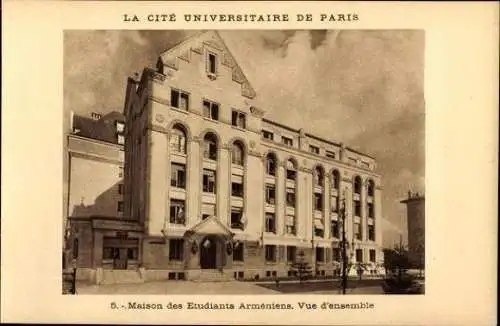 10 alte Ak Paris V, La Cité Universitaire de Paris, diverse Ansichten