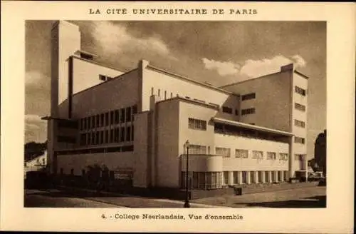 10 alte Ak Paris V, La Cité Universitaire de Paris, diverse Ansichten