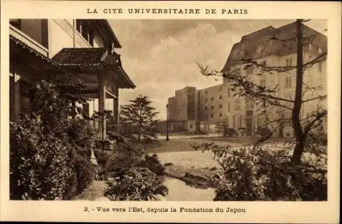 10 alte Ak Paris V, La Cité Universitaire de Paris, diverse Ansichten