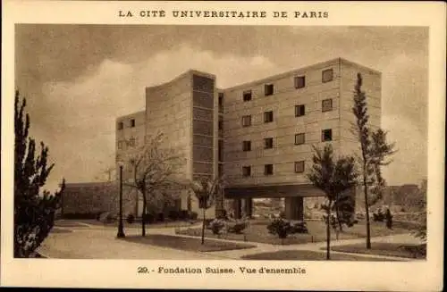 10 alte Ak Paris V, La Cité Universitaire de Paris, diverse Ansichten