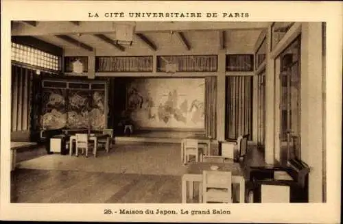 10 alte Ak Paris V, La Cité Universitaire de Paris, diverse Ansichten