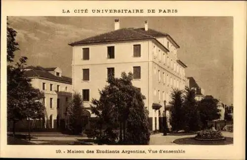 11 alte Ak Paris V, La Cité Universitaire de Paris, diverse Ansichten