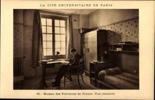 11 alte Ak Paris V, La Cité Universitaire de Paris, diverse Ansichten