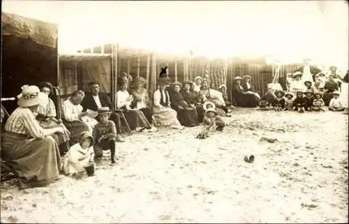 8 alte Ak Strandleben, Portraits, diverse Ansichten