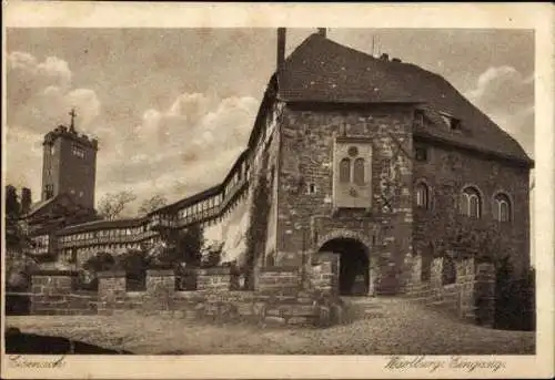 7 alte Ak Lutherstadt Eisenach in Thüringen, Wartburg, diverse Ansichten