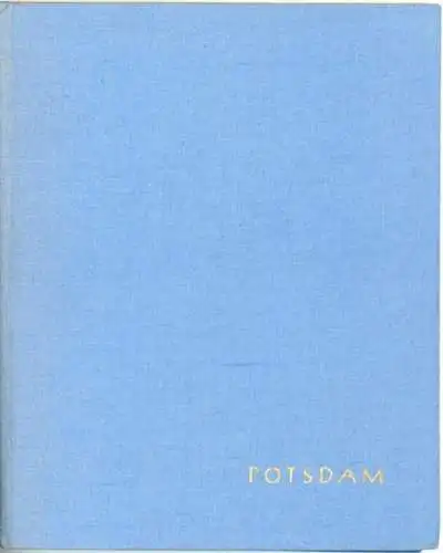 1 wunderschönes Album mit 8 Fotografien von Potsdam, E. Trepte, diverse schwarz weiß Ansichten