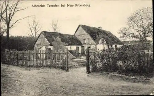 Ak Berlin Zehlendorf Wannsee, Albechts Teerofen bei Neubabelsberg, Gehöft