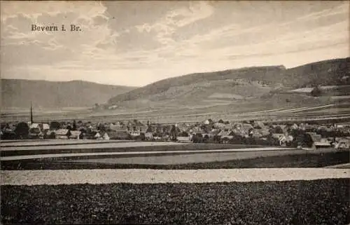 Ak Bevern Niedersachsen, Ortschaft mit Landschaftsblick