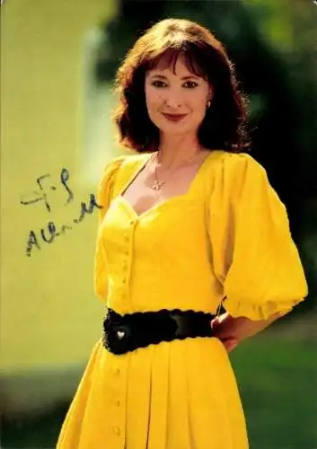 Ak Schauspielerin und Sängerin Gaby Albrecht, Portrait, Autogramm