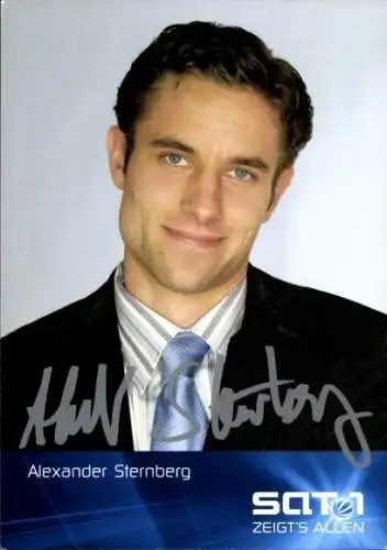 Ak Schauspieler Alexander Sternberg, Portrait, Autogramm, Serie Verliebt in Berlin