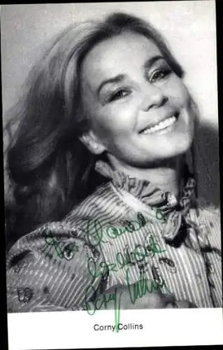 Ak Schauspielerin Corny Collins, Portrait, Autogramm