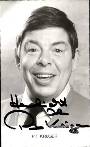 Ak Schauspieler Pit Krüger, Portrait, Autogramm