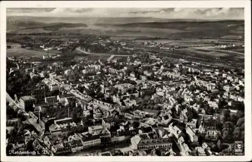 Ak Reichenbach im Vogtland, Luftaufnahme