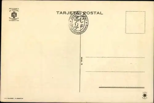 Künstler Ak Spanien, Elektrische Energie, Kraftwerk, Diagramm