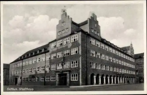 Ak Cottbus in der Niederlausitz, Stadthaus