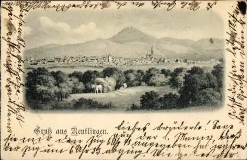 Ak Reutlingen in Württemberg, Gesamtansicht