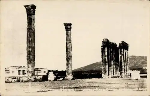 Ak Athen Griechenland, Tempel des Jupiter