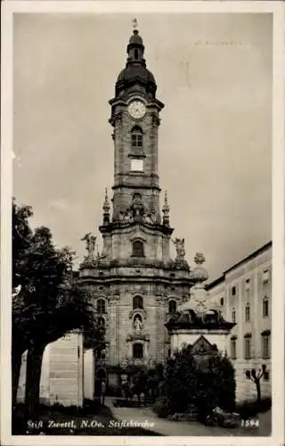 Ak Zwettl Niederösterreich, Stiftskirche