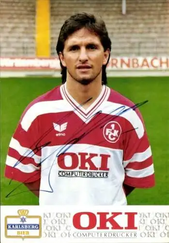 Autogrammkarte Fußball, Bruno Labbadia, 1. FC Kaiserslautern