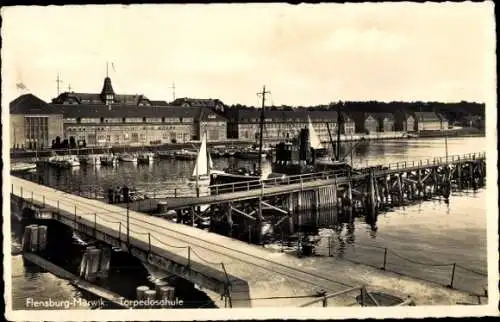 Ak Mürwik Flensburg in Schleswig Holstein, Torpedoschule