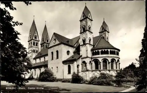 Ak Koblenz am Rhein, Castor-Kirche