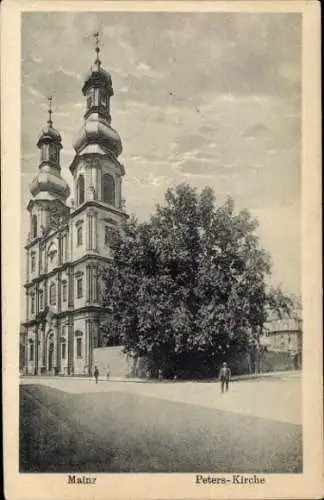 Ak Mainz am Rhein, Peters-Kirche