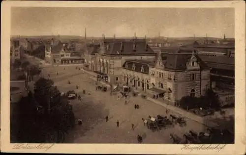 Ak Düsseldorf am Rhein, Hauptbahnhof