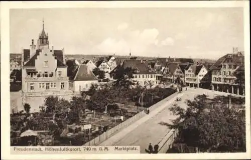 Ak Freudenstadt im Nordschwarzwald, Marktplatz