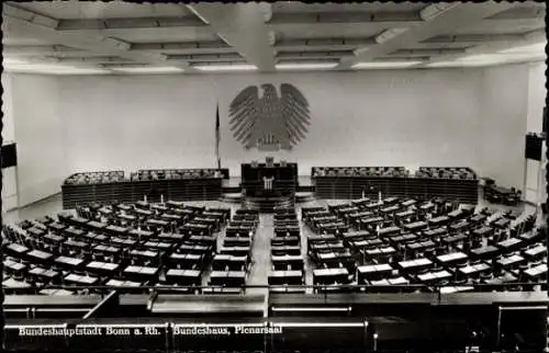 Ak Bonn am Rhein, Bundeshaus, Plenarsaal