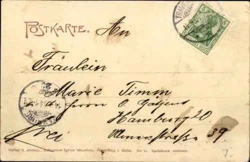 Ak Ostseebad Travemünde Lübeck, Panorama, Blick vom Leuchtturm