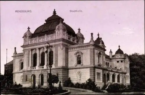 Ak Rendsburg in Schleswig Holstein, Stadthalle