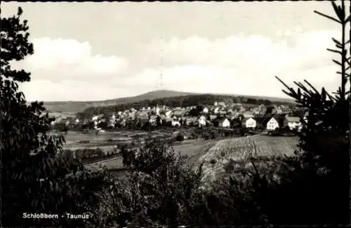 Ak Schloßborn Schlossborn Glashütten im Taunus, Totalansicht