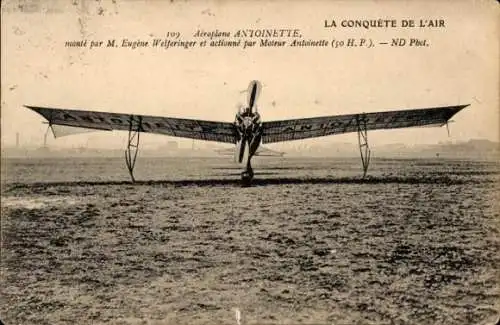 Ak La Conquette de l’Air, Flugzeug Antoinette