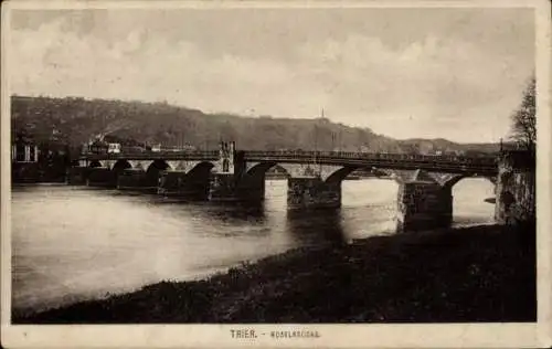 Ak Trier an der Mosel, Moselbrücke