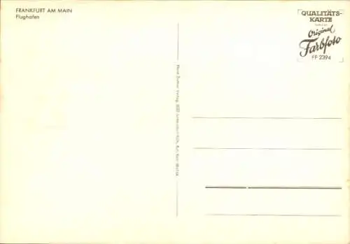 Ak Frankfurt am Main, Flughafen Rhein Main, Passagierflugzeuge Lufthansa