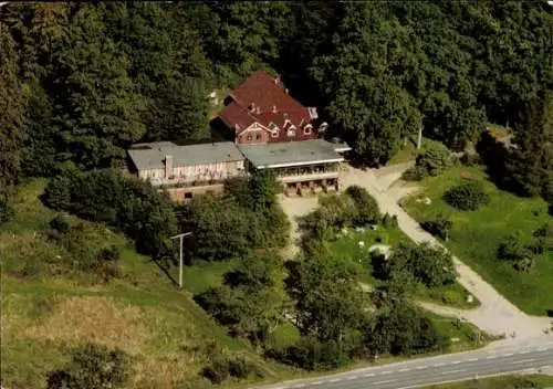 Ak Ahlefeld Bistensee in Schleswig Holstein, Waldgasthof Baumgarten