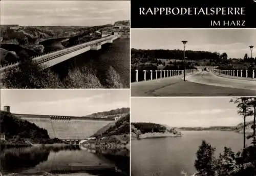 Ak Wendefurt Wendefurth Thale im Harz, Rappbode-Talsperre