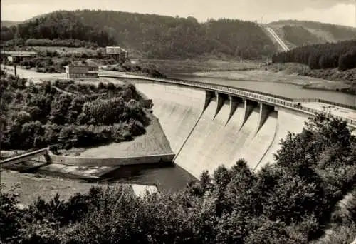 Ak Wendefurth Thale im Harz, neue Talsperre